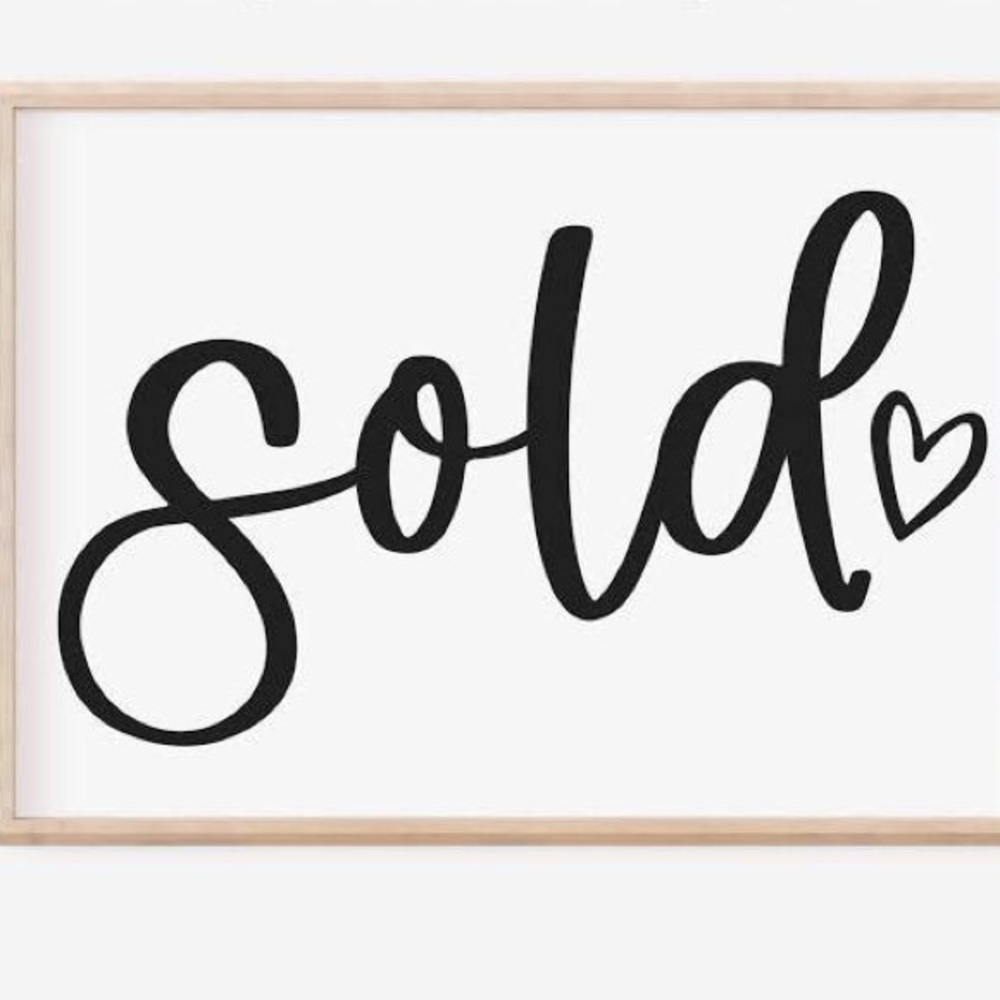Sold items below this sign